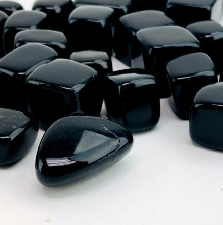 Black Obsidian Cubed Stone